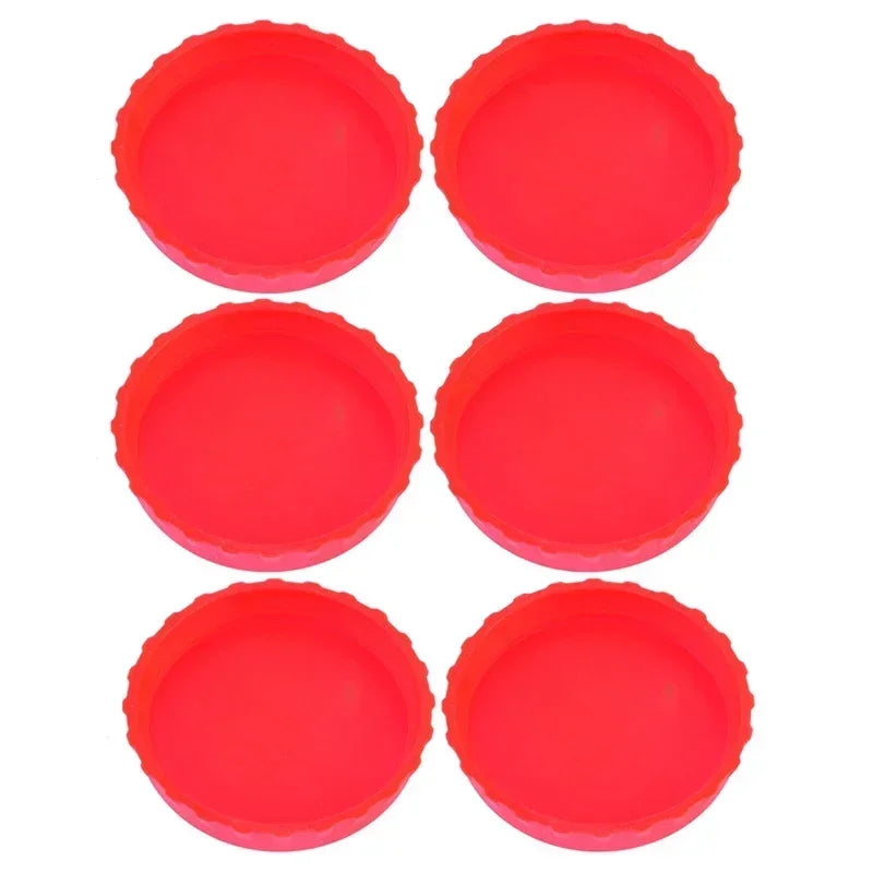 1/3/6Pcs Standard Beverage Can Covers Leak Proof Sealing Cap Red Wine Soft Cap Sealing Cap Beverage Can Lids Soda Lid Protectors
