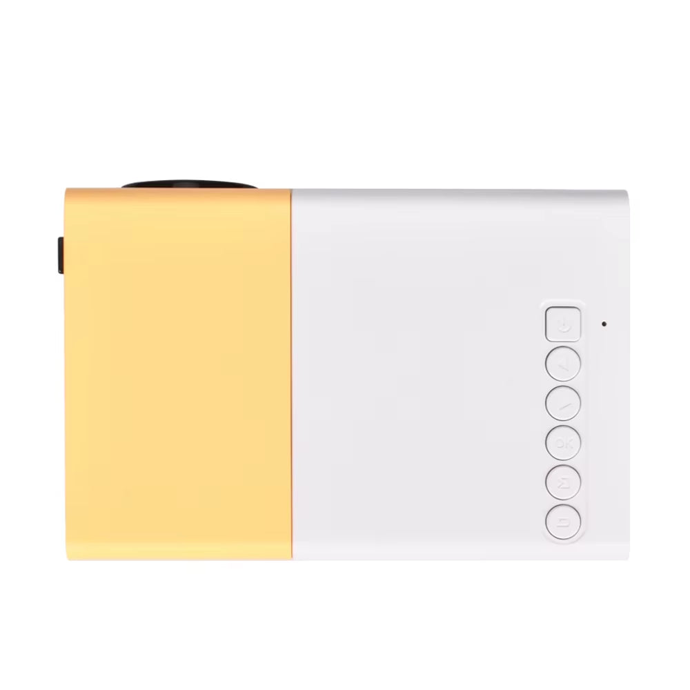 YG300 Mini LED Projector Yg300 Upgraded Version 600 Lumen 320X240P Hdmi-Compatible USB Audio Home Media Player Beamer